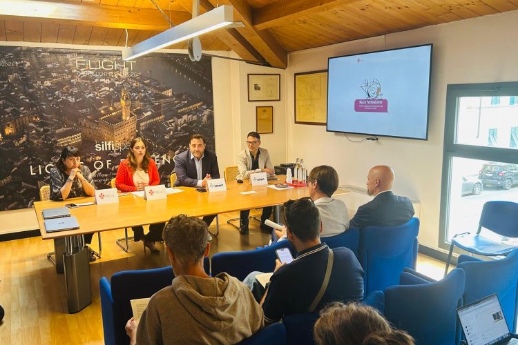 Un momento della conferenza stampa